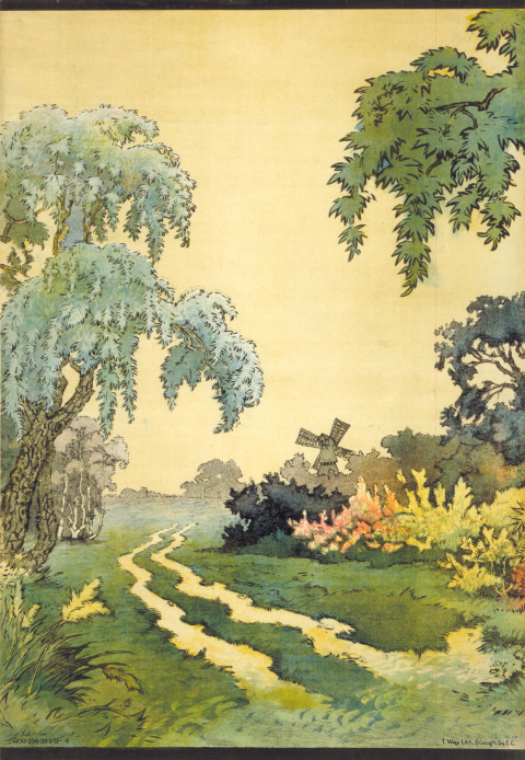 Windmill; Wimbledon Common, by Arthur Blunt, 1912