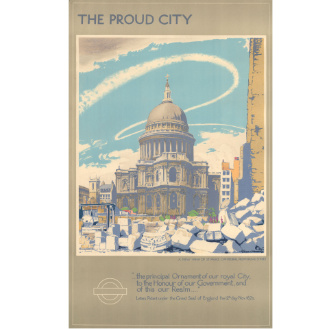 The proud city; St Paul's Cathedral, by Walter E Spradbery, 1944