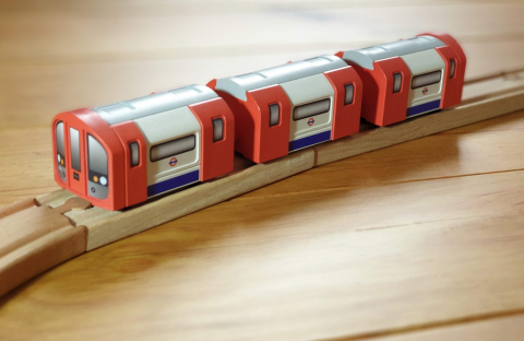 Underground Train Toy and Station Trainyard