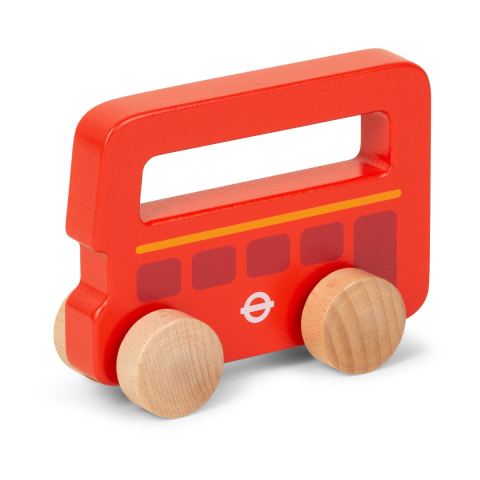 Push Along Wooden Bus