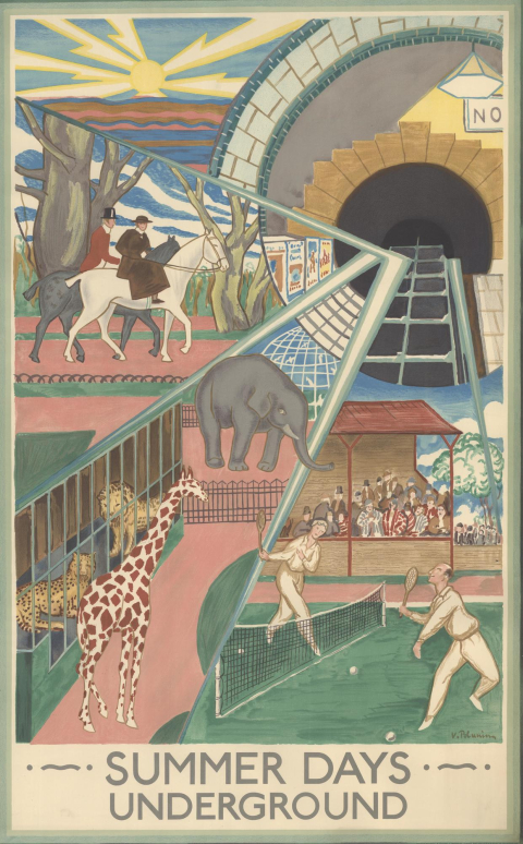 Summer days, by Vladimir Polunin, 1930