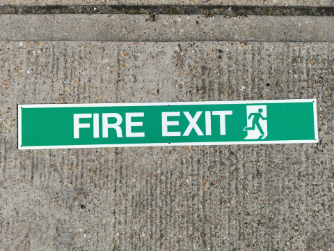 Fire Exit Sign