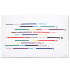 Tube Lines Tea Towel Organic Cotton