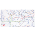 Microfibre Beach Towel Underground Map