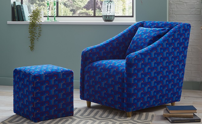 Barman moquette paddington chair and cube
